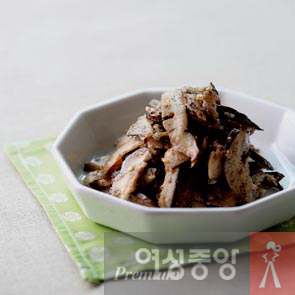 말린표고버섯볶음