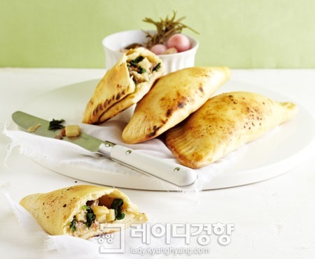 참나물 감자 미트파이