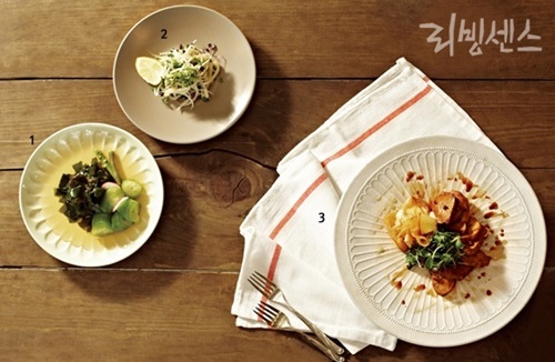 미역과 오이 초무침
