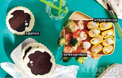 새우메추리알야채꼬치