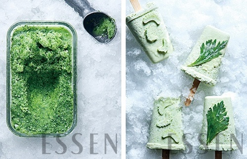 GREEN VEGETABLE ICE CREAM