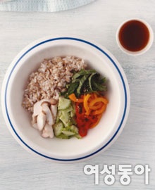 채소간장비빔밥